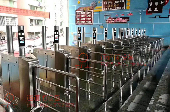 學(xué)校人臉識別閘機(jī)系統(tǒng)案例